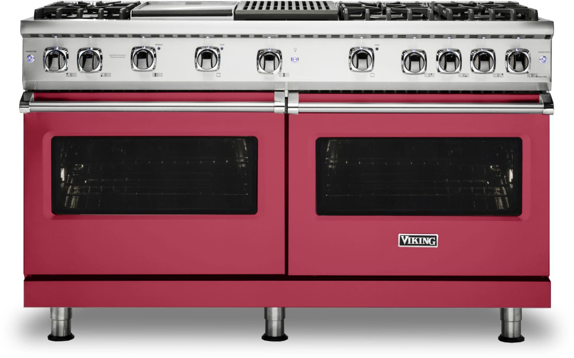 Viking VGR5606GQVALP 60 Inch Freestanding Gas Range with 6 Sealed Burne...