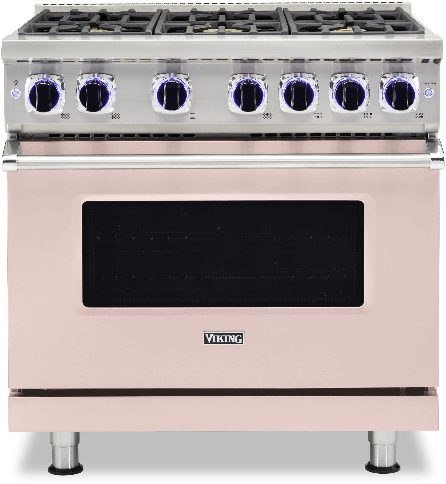 Viking VGR73626BBH 36 Inch Freestanding Gas Range with 6 Sealed Burne...