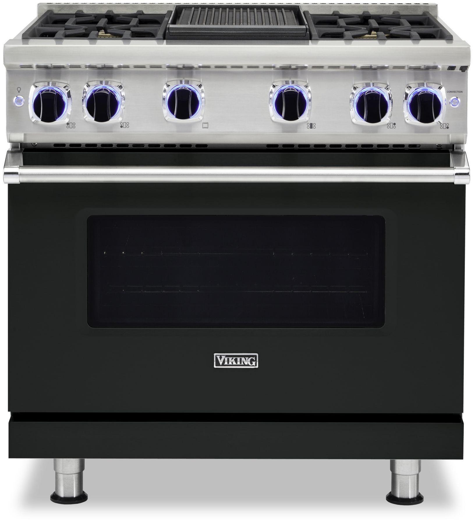 Viking VGR73624GAN 36 Inch Freestanding Gas Range with 4 Sealed Burne...