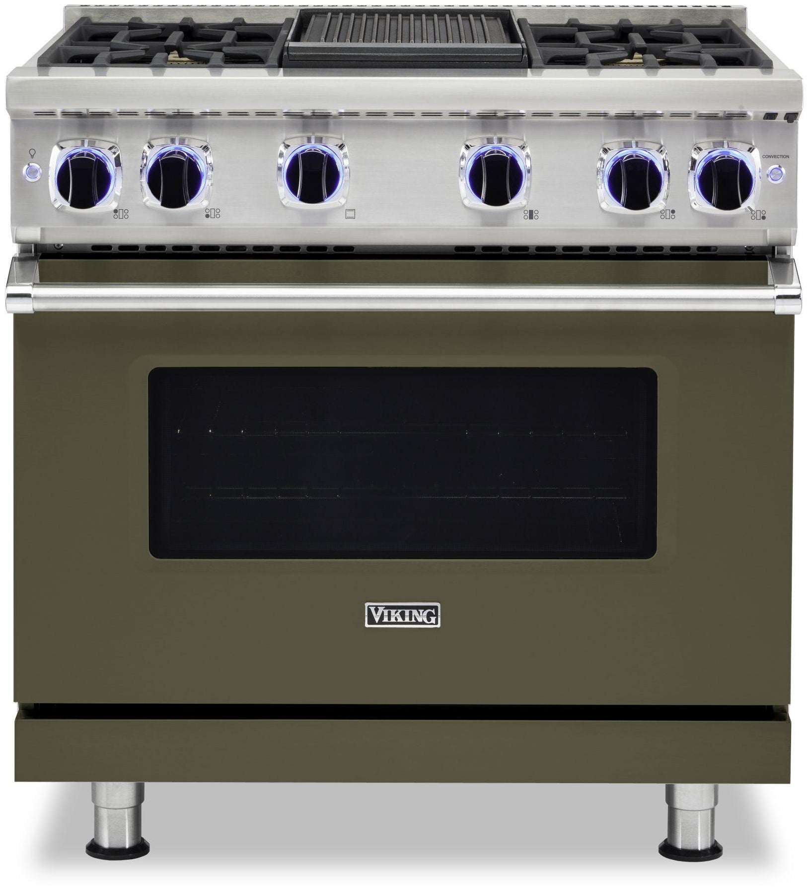 Viking VGR73624GMA 36 Inch Freestanding Gas Range with 4 Sealed Burne...