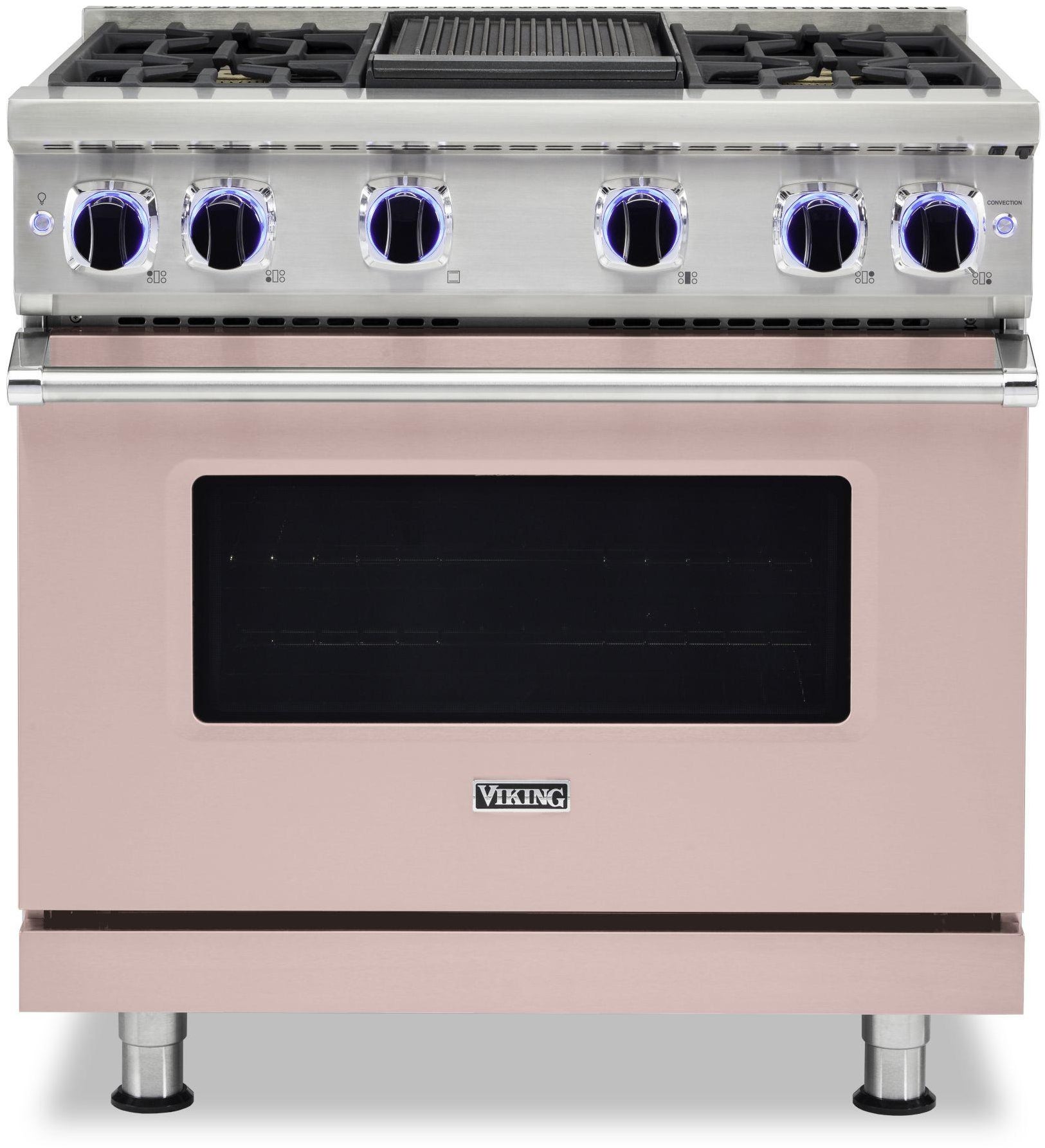 Viking VGR73624GBH 36 Inch Freestanding Gas Range with 4 Sealed Burne...