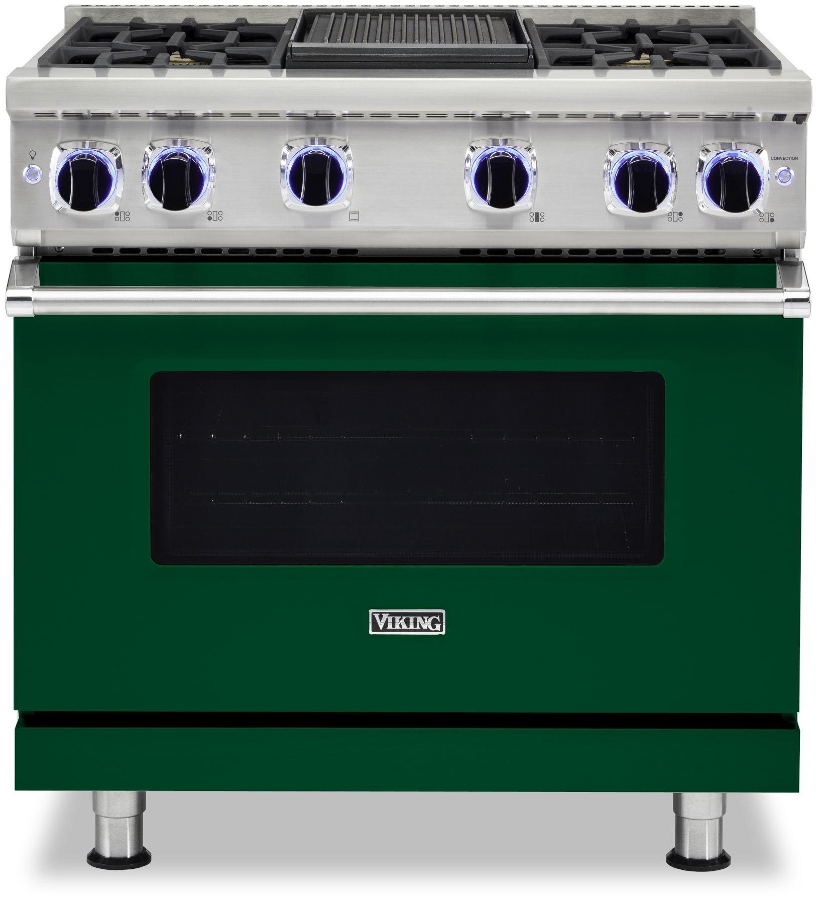 Viking VGR73624GIV 36 Inch Freestanding Gas Range with 4 Sealed Burne...