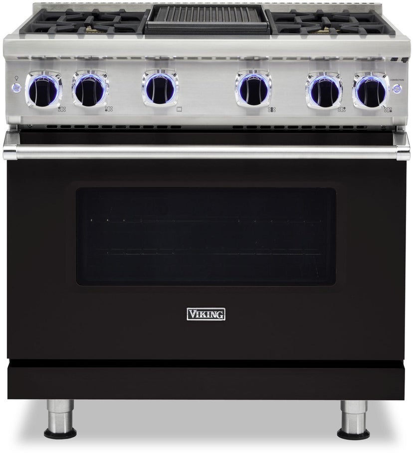 Viking VGR73624GON 36 Inch Freestanding Gas Range with 4 Sealed Burne...