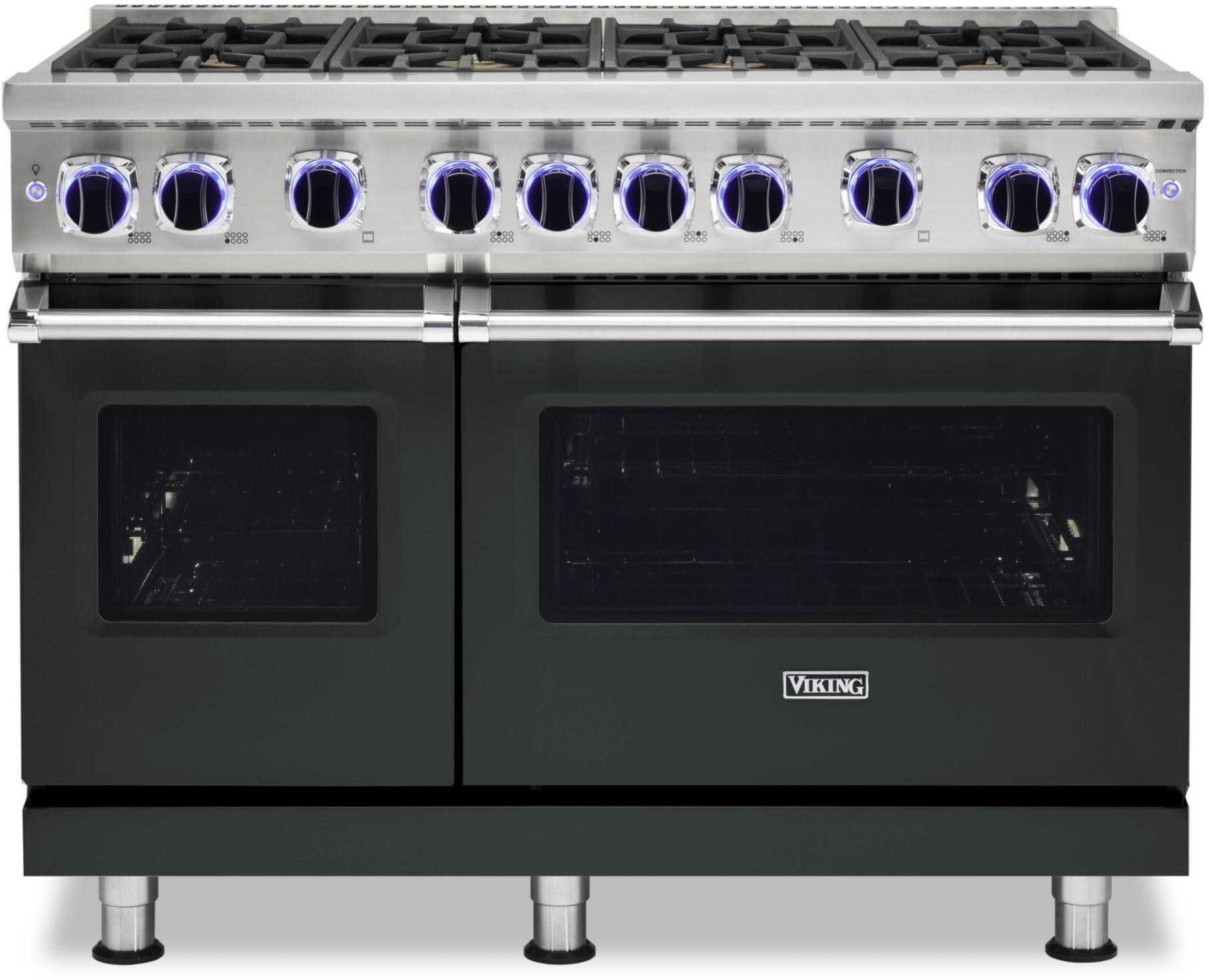 Viking VGR74828BAN 48 Inch Freestanding Gas Range with 8 Sealed Burne...