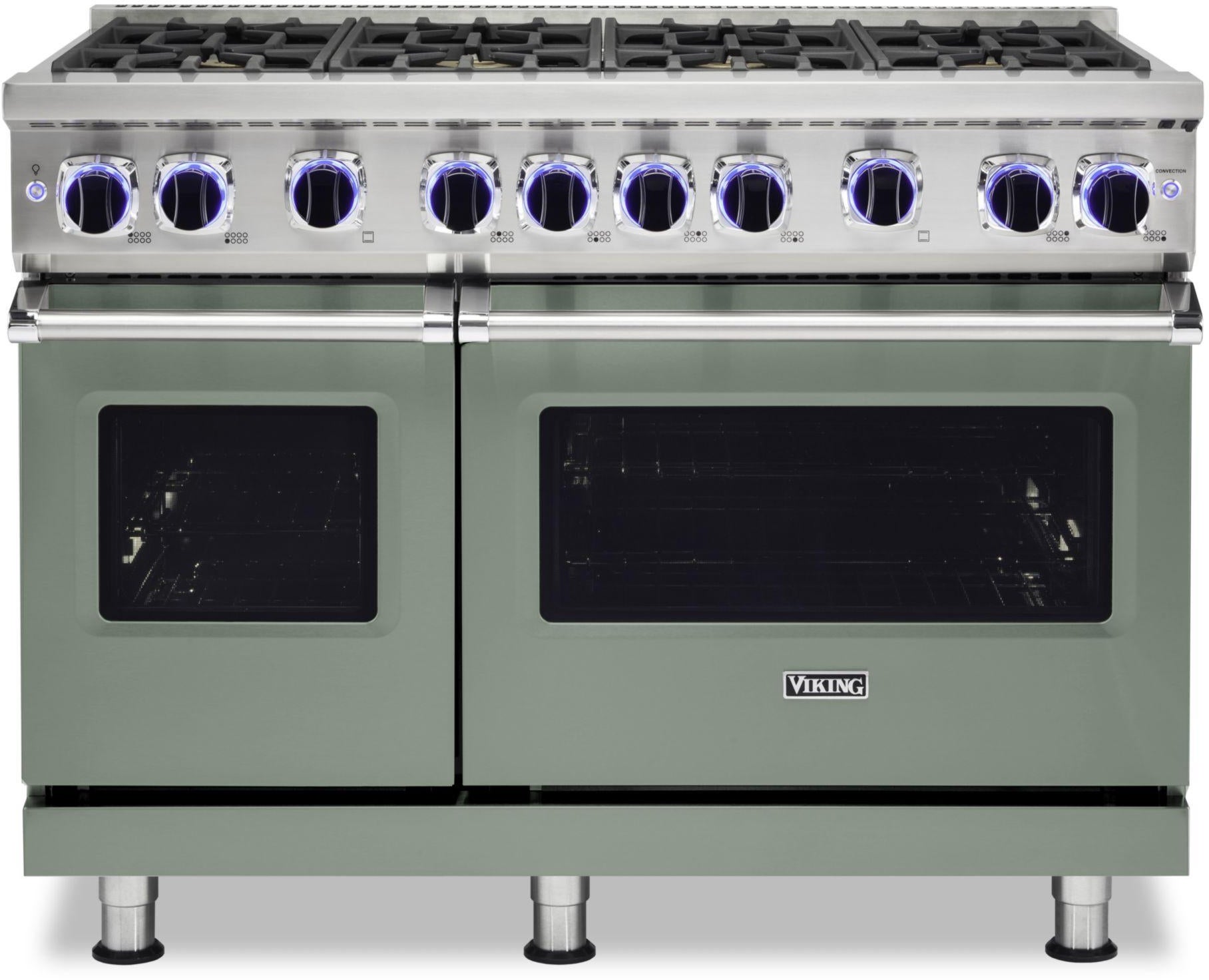 Viking VGR74828BEU 48 Inch Freestanding Gas Range with 8 Sealed Burne...