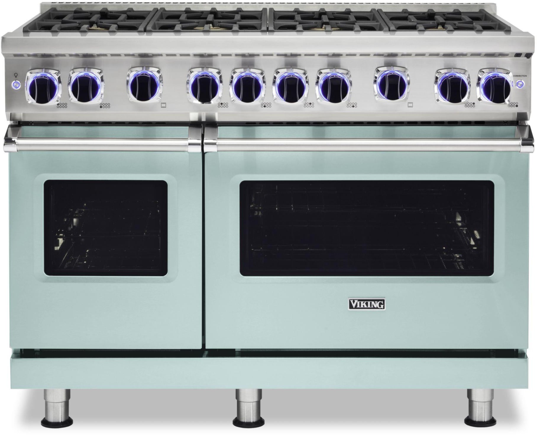 Viking VGR74828BSP 48 Inch Freestanding Gas Range with 8 Sealed Burne...