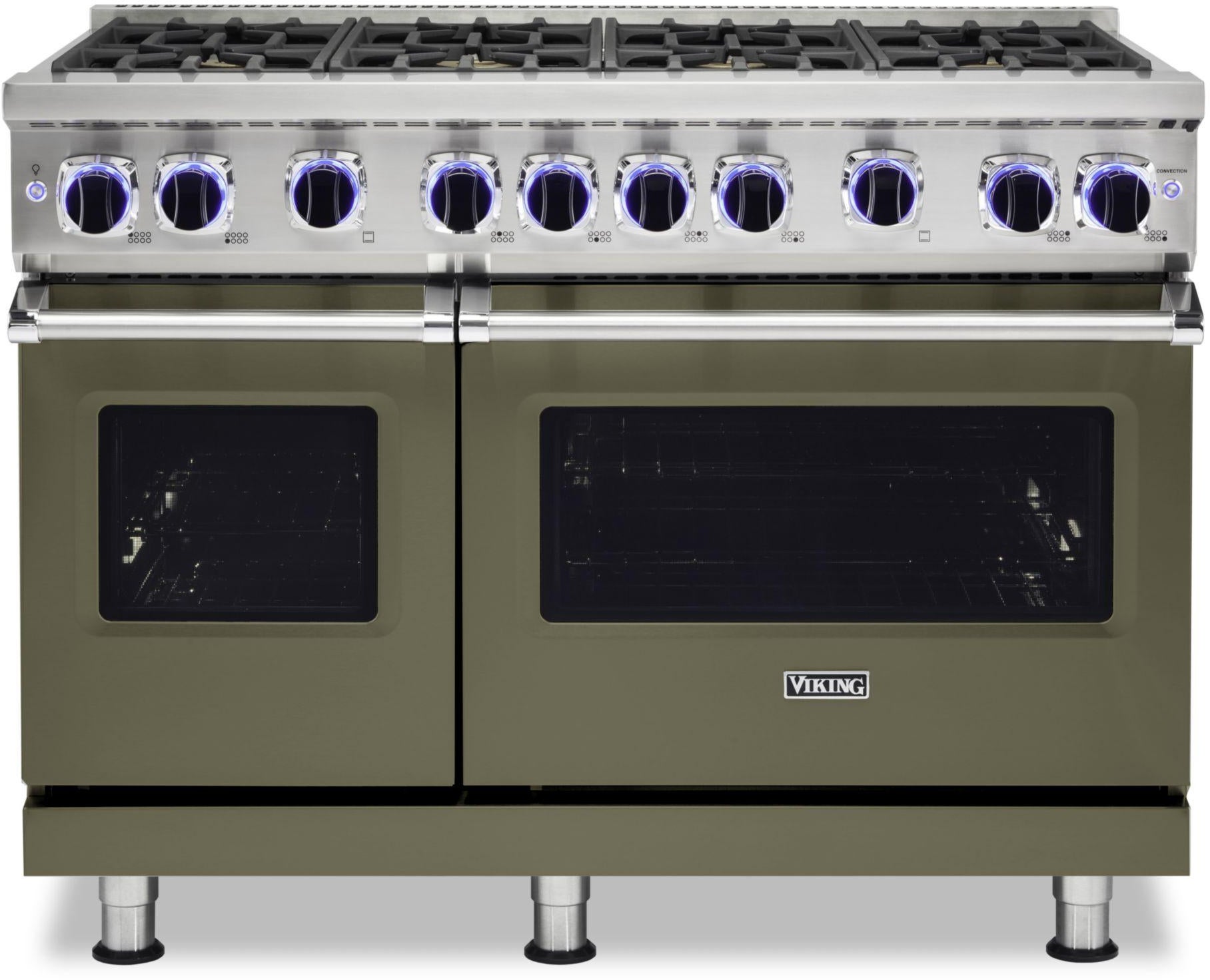 Viking VGR74828BMA 48 Inch Freestanding Gas Range with 8 Sealed Burne...