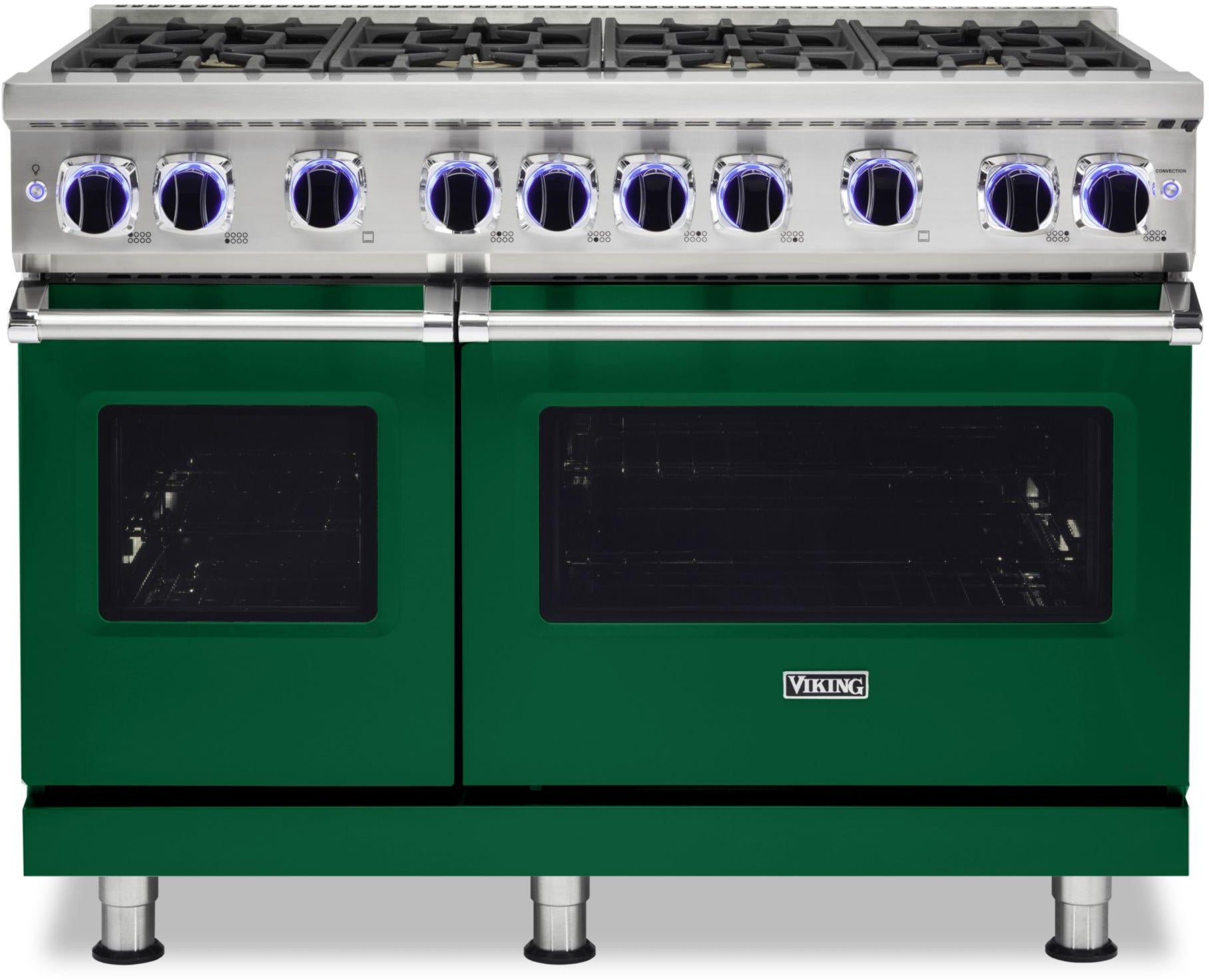 Viking VGR74828BIV 48 Inch Freestanding Gas Range with 8 Sealed Burne...