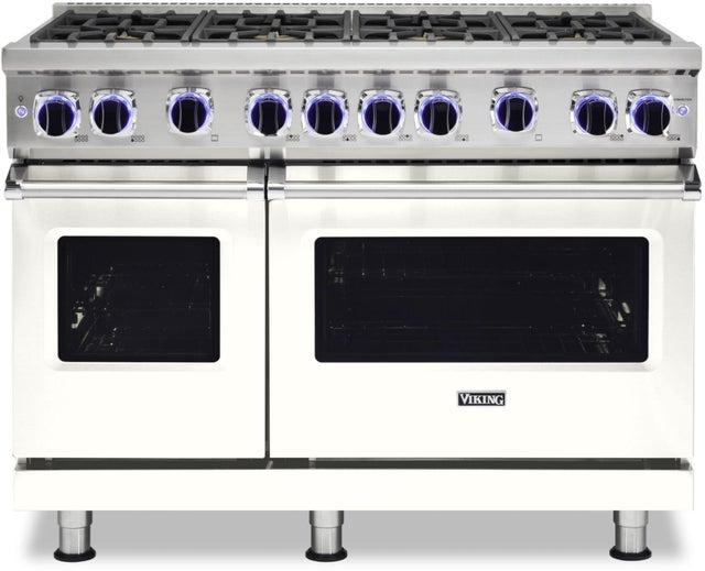 Viking VGR74828BPW 48 Inch Freestanding Gas Range with 8 Sealed Burne...