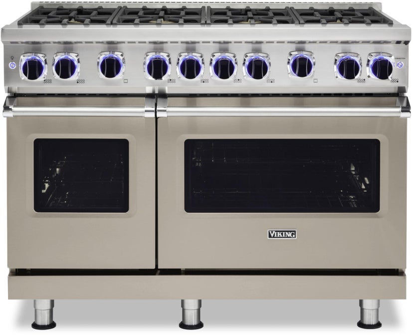 Viking VGR74828BNA 48 Inch Freestanding Gas Range with 8 Sealed Burne...