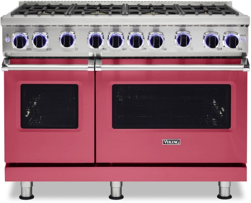 Viking VGR74828BVA 48 Inch Freestanding Gas Range with 8 Sealed Burne...