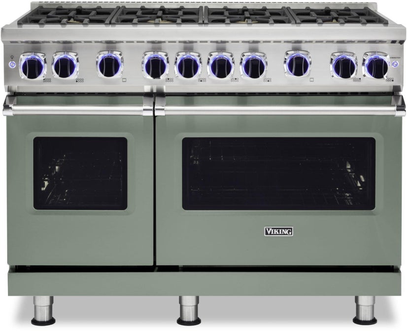 Viking VGR74828BEULP 48 Inch Freestanding Gas Range with 8 Sealed Burne...