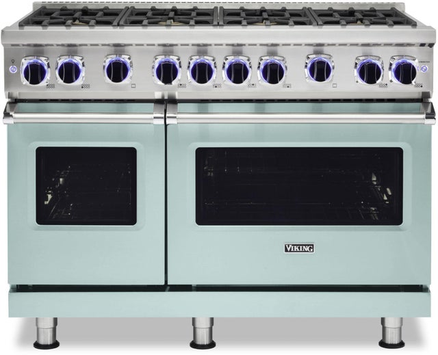 Viking VGR74828BSPLP 48 Inch Freestanding Gas Range with 8 Sealed Burne...