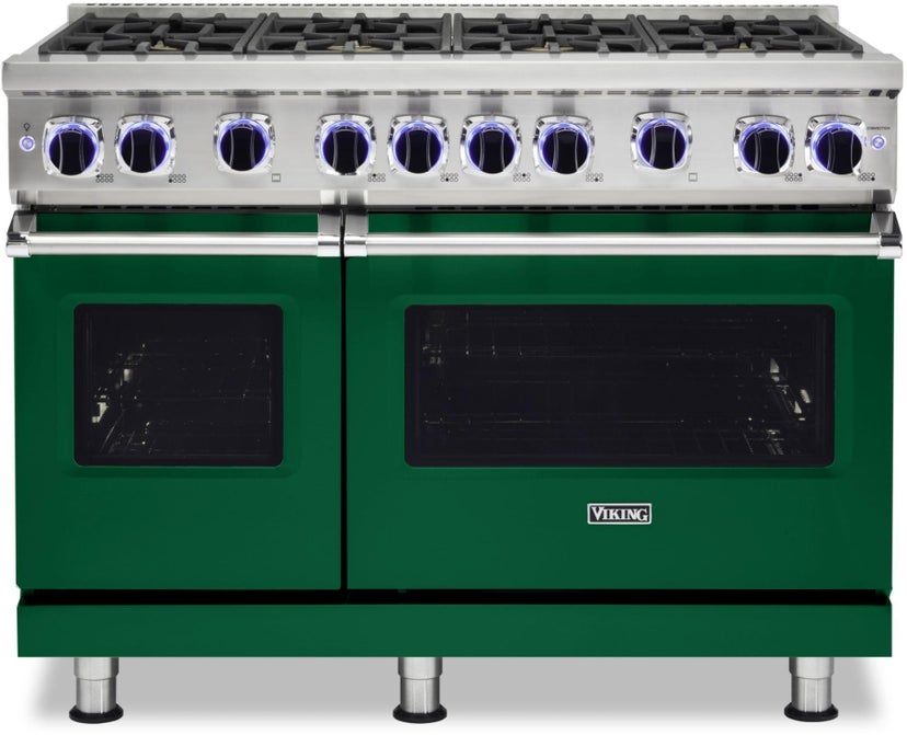 Viking VGR74828BIVLP 48 Inch Freestanding Gas Range with 8 Sealed Burne...