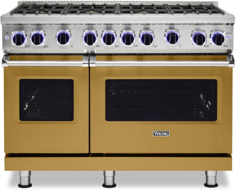 Viking VGR74828BGHLP 48 Inch Freestanding Gas Range with 8 Sealed Burne...