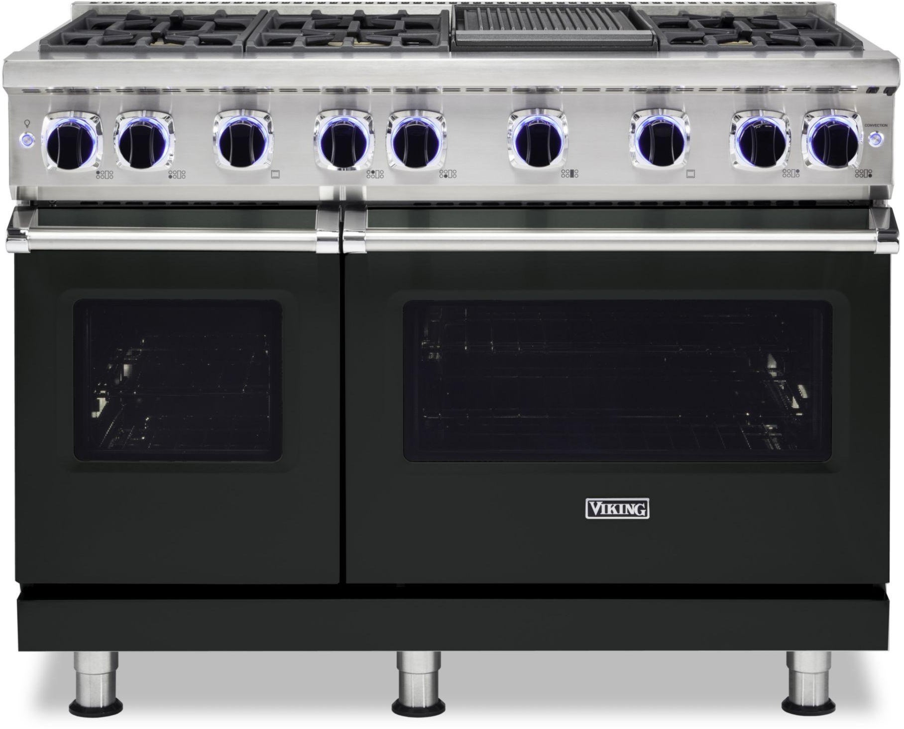 Viking VGR74826GAN 48 Inch Freestanding Gas Range with 6 Sealed Burne...