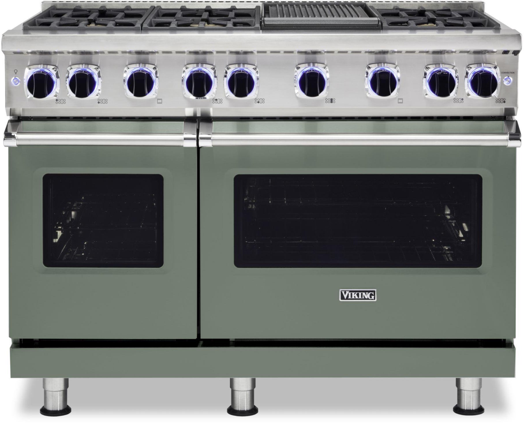 Viking VGR74826GEU 48 Inch Freestanding Gas Range with 6 Sealed Burne...