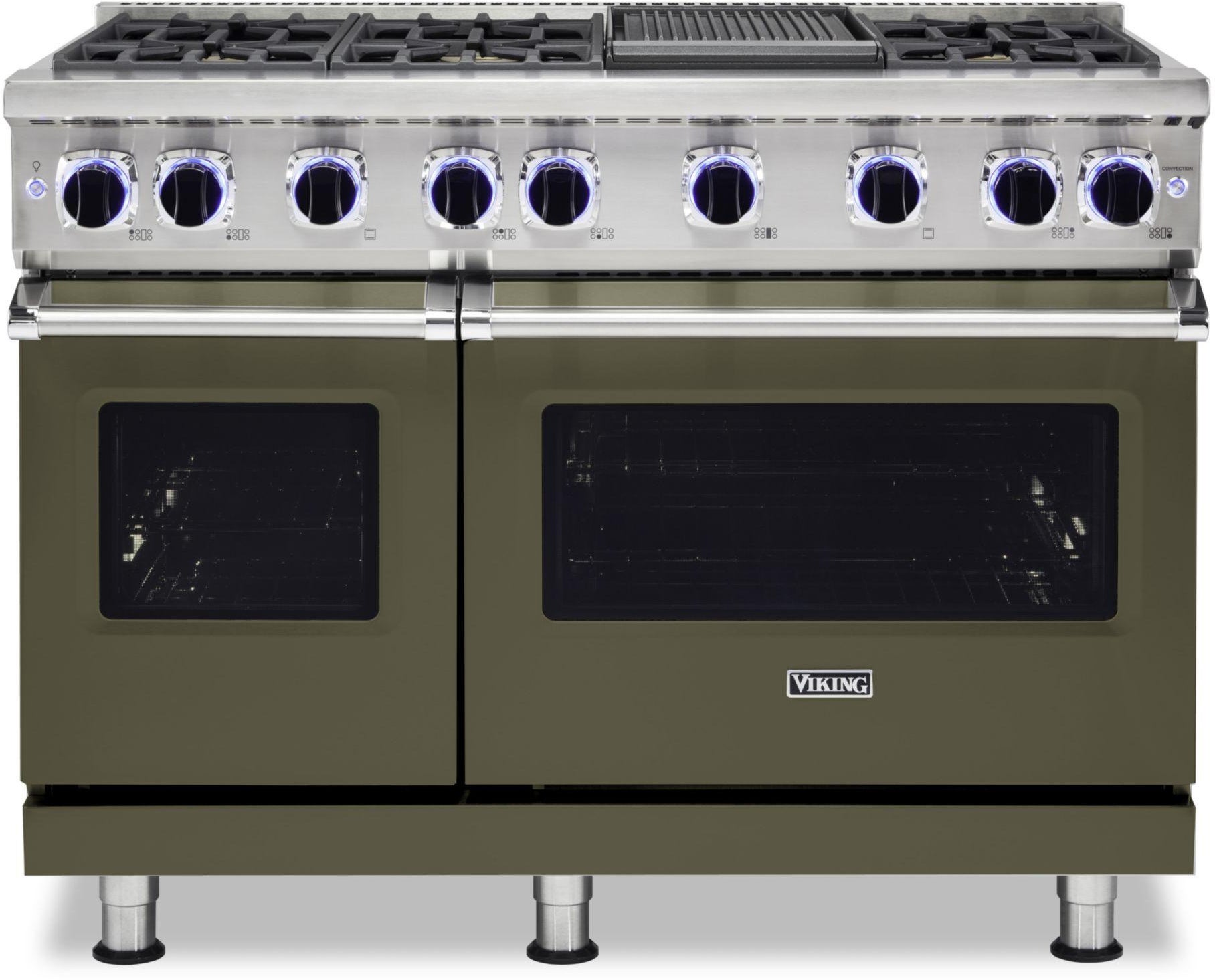 Viking VGR74826GMA 48 Inch Freestanding Gas Range with 6 Sealed Burne...