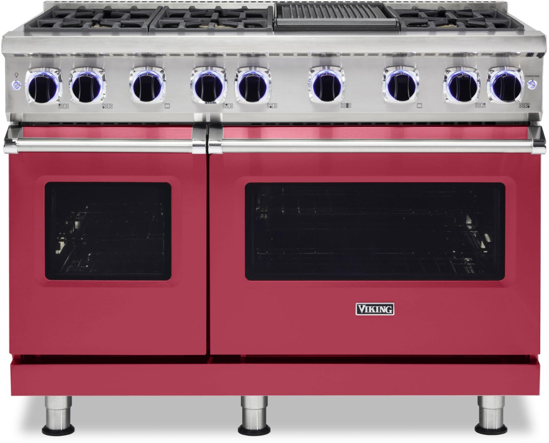 Viking VGR74826GVA 48 Inch Freestanding Gas Range with 6 Sealed Burne...