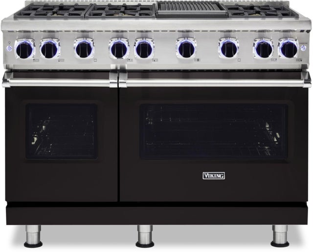 Viking VGR74826GON 48 Inch Freestanding Gas Range with 6 Sealed Burne...