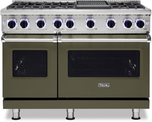 Viking VGR74826GMALP 48 Inch Freestanding Gas Range with 6 Sealed Burne...