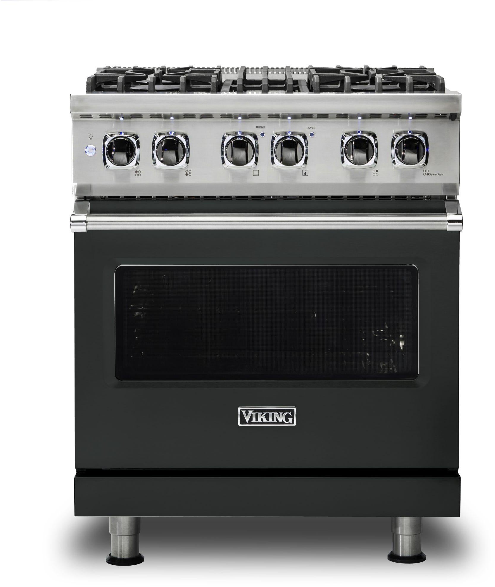 Viking VDR5304BAN 30 Inch Freestanding Dual Fuel Range with 4 Sealed...