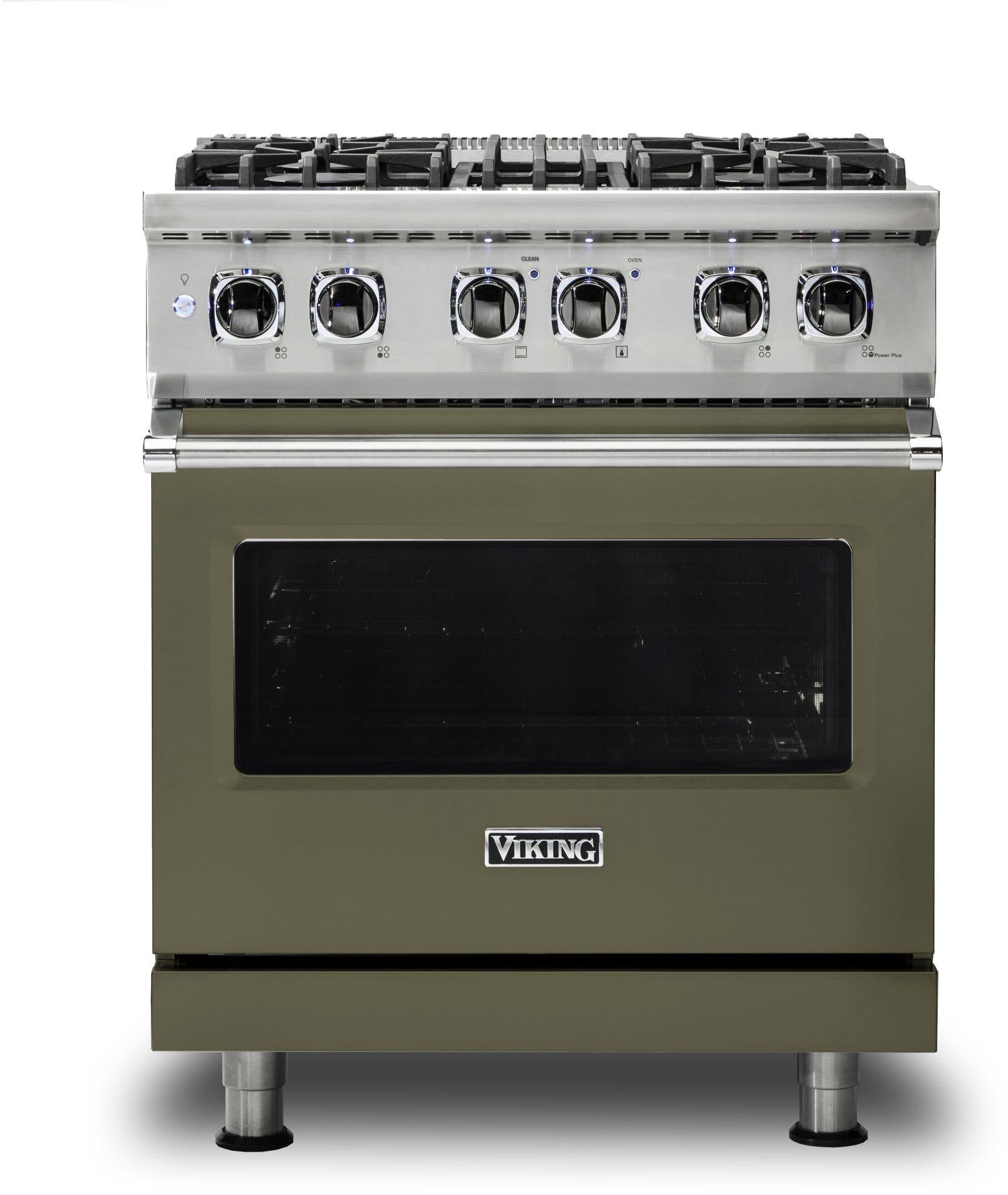 Viking VDR5304BMA 30 Inch Freestanding Dual Fuel Range with 4 Sealed...