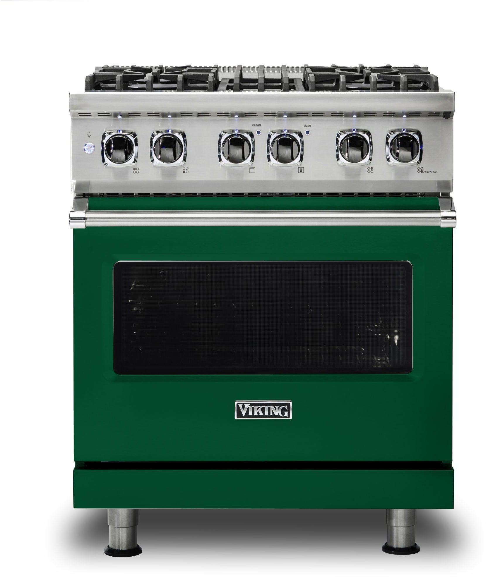 Viking VDR5304BIV 30 Inch Freestanding Dual Fuel Range with 4 Sealed...