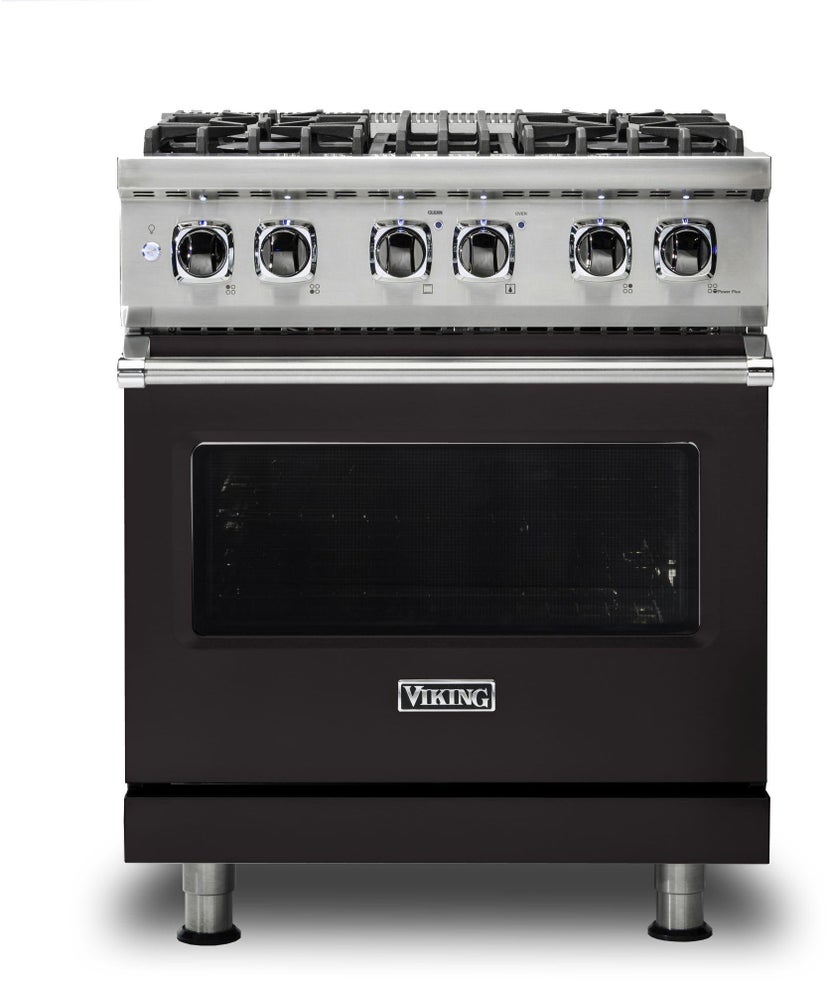 Viking VDR5304BON 30 Inch Freestanding Dual Fuel Range with 4 Sealed...