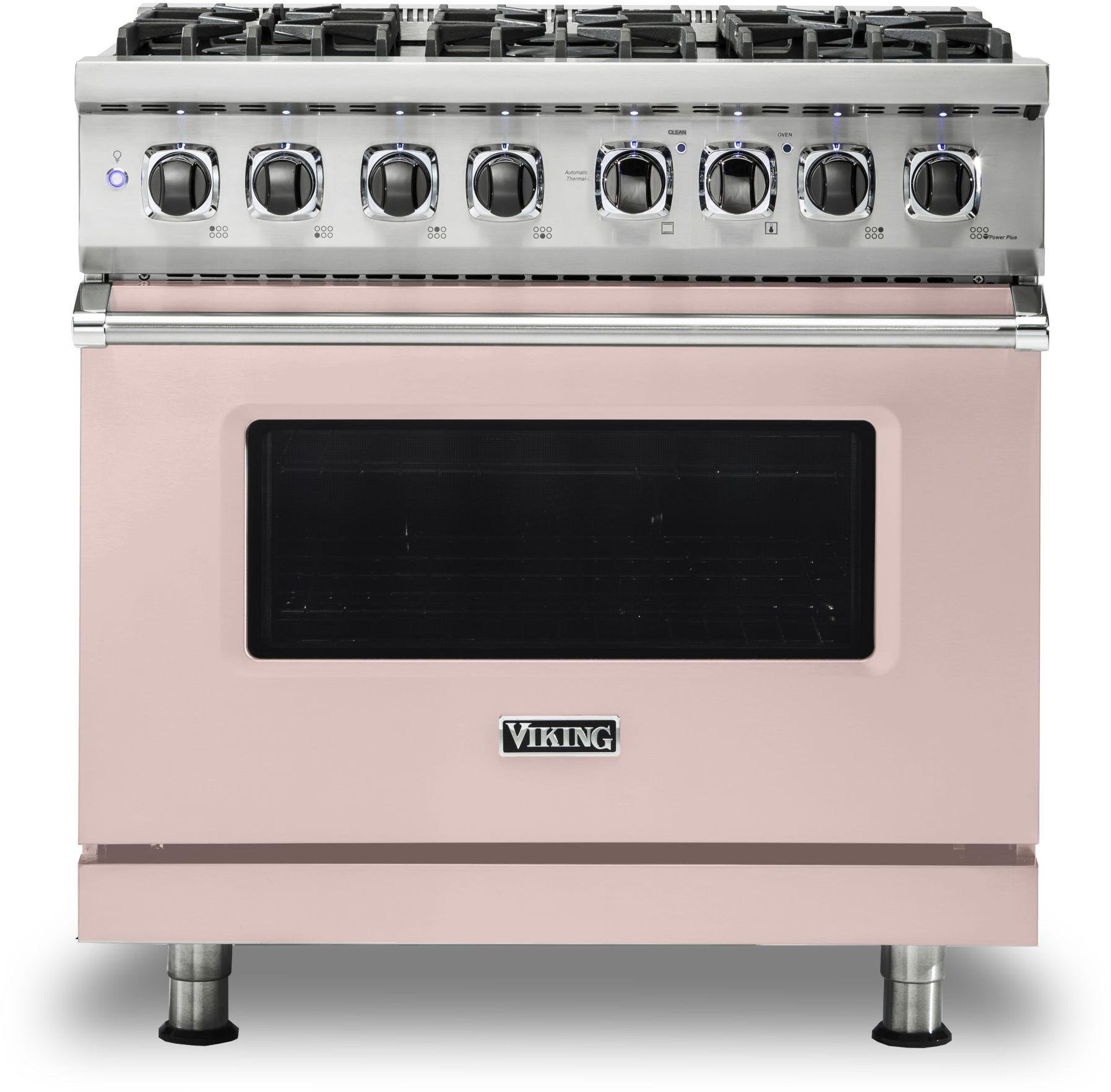 Viking VDR5366BBH 36 Inch Freestanding Dual Fuel Range with 6 Sealed...