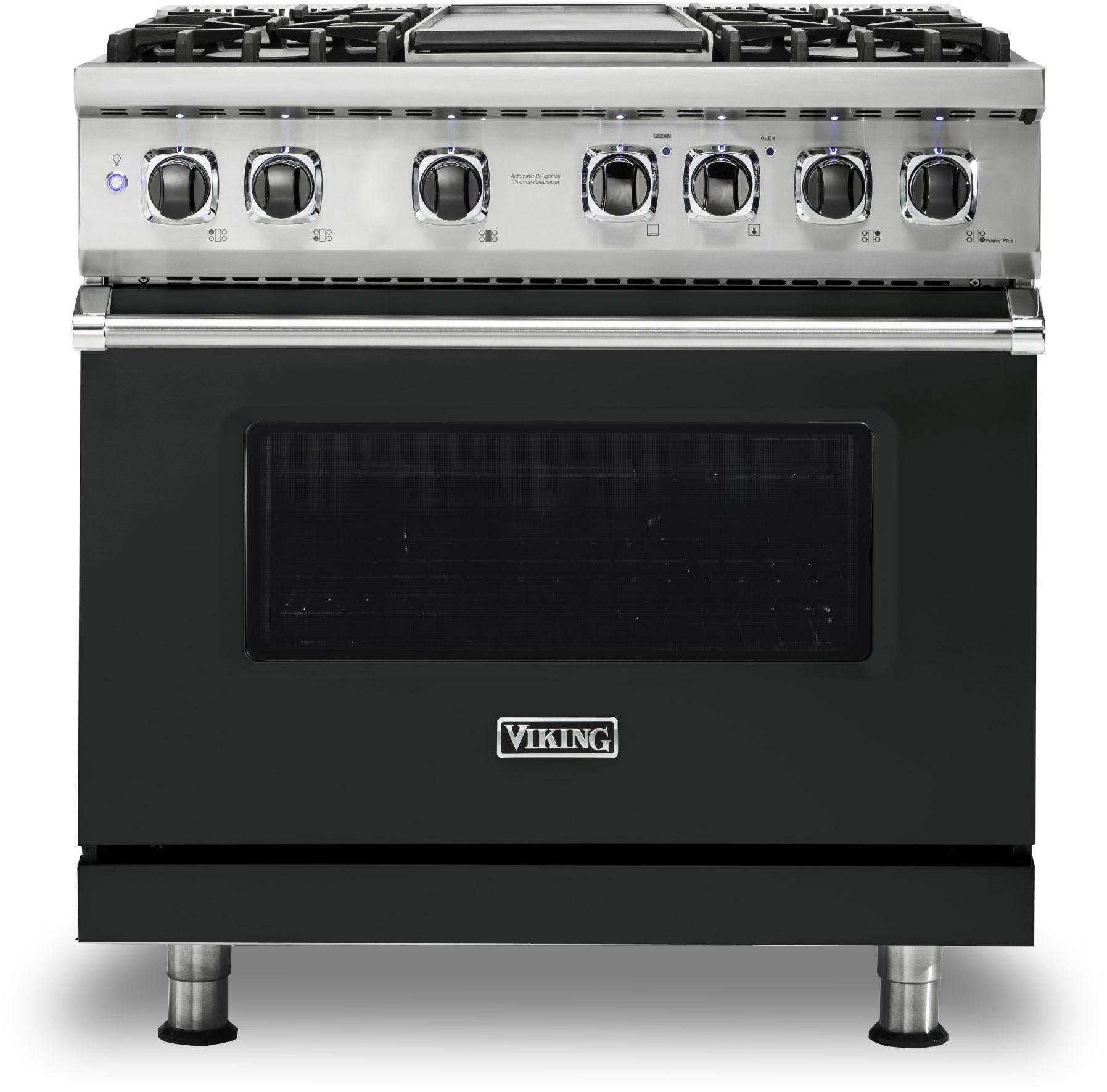 Viking VDR5364GAN 36 Inch Freestanding Professional Dual Fuel Range ...