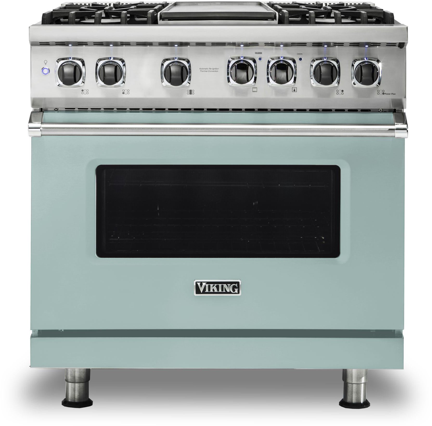 Viking VDR5364GSP 36 Inch Freestanding Professional Dual Fuel Range ...