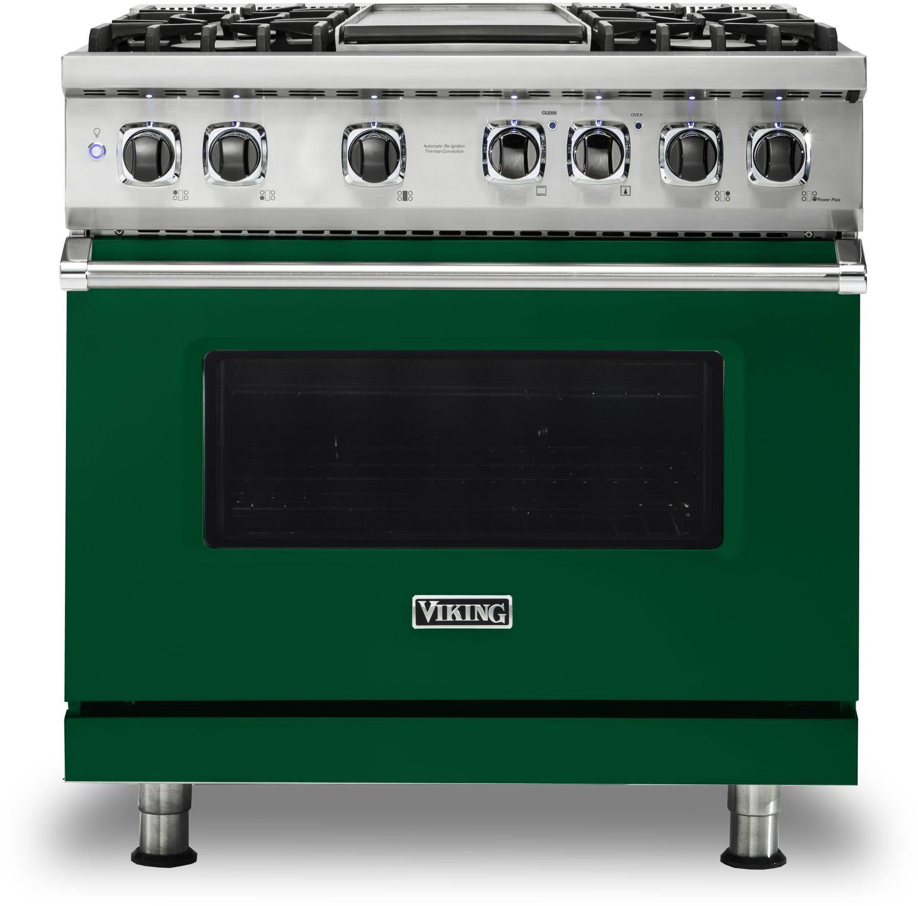 Viking VDR5364GIV 36 Inch Freestanding Professional Dual Fuel Range ...