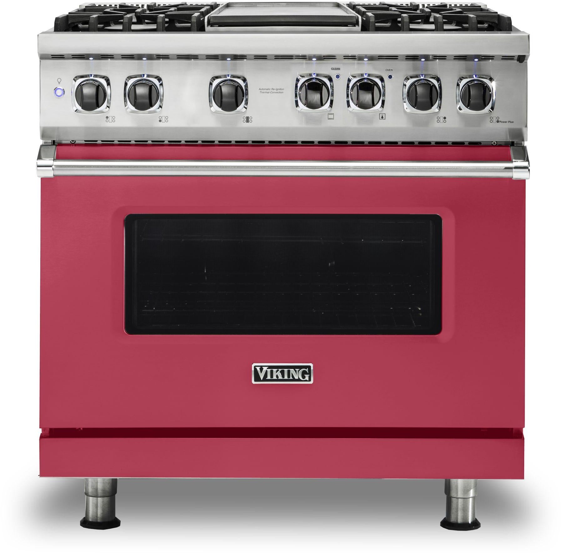 Viking VDR5364GVA 36 Inch Freestanding Professional Dual Fuel Range ...