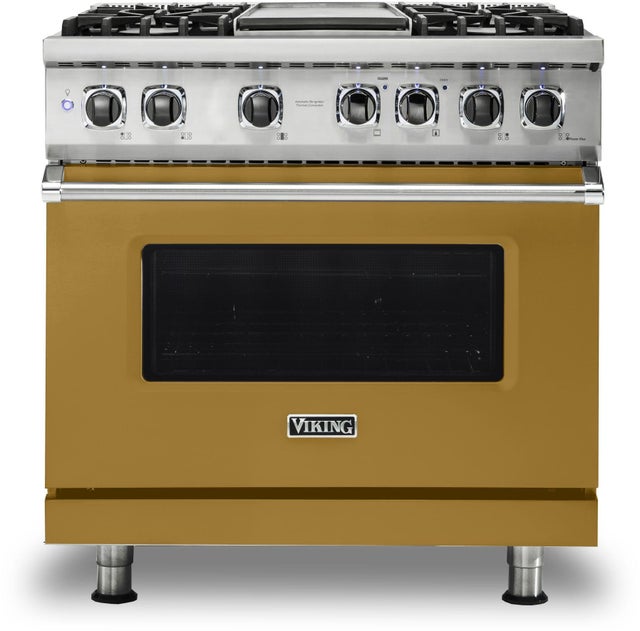 Viking VDR5364GGHLP 36 Inch Freestanding Professional Dual Fuel Range ...