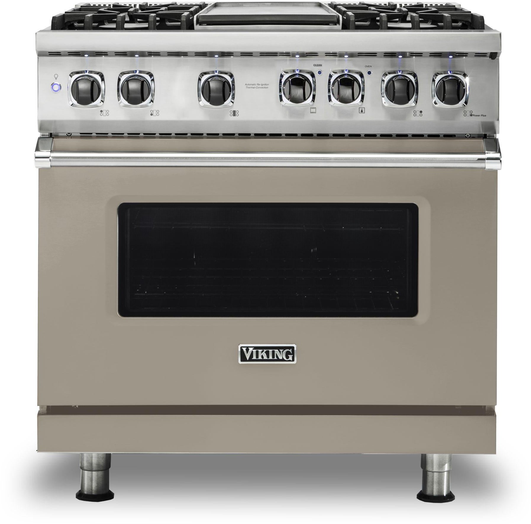 Viking VDR5364GNALP 36 Inch Freestanding Professional Dual Fuel Range ...