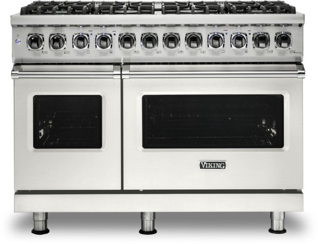 Viking VDR5488BPW 48 Inch Freestanding Dual Fuel Range with 8 Sealed...