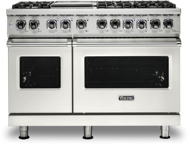 Viking VDR5486GPW 48 Inch Freestanding Dual Fuel Range with 6 Sealed...