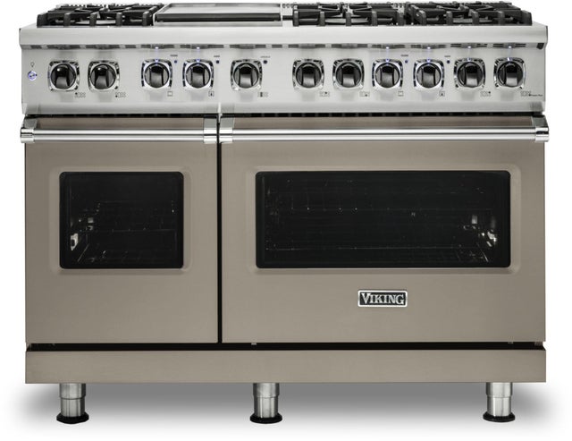 Viking VDR5486GNA 48 Inch Freestanding Dual Fuel Range with 6 Sealed...