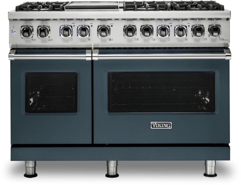 Viking VDR5486GSQ 48 Inch Freestanding Dual Fuel Range with 6 Sealed...