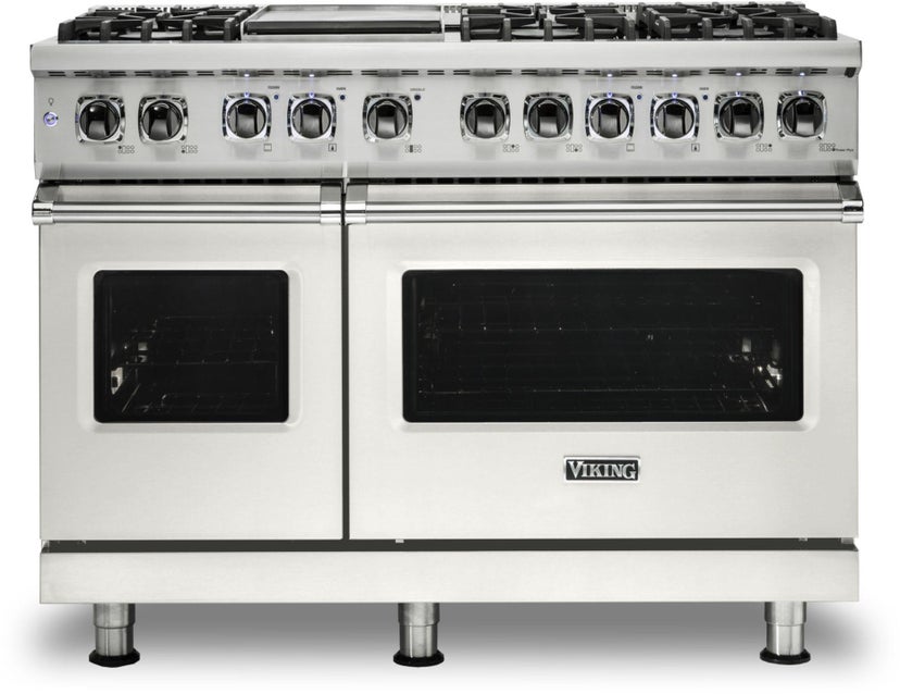 Viking VDR5486GPWLP 48 Inch Freestanding Dual Fuel Range with 6 Sealed...