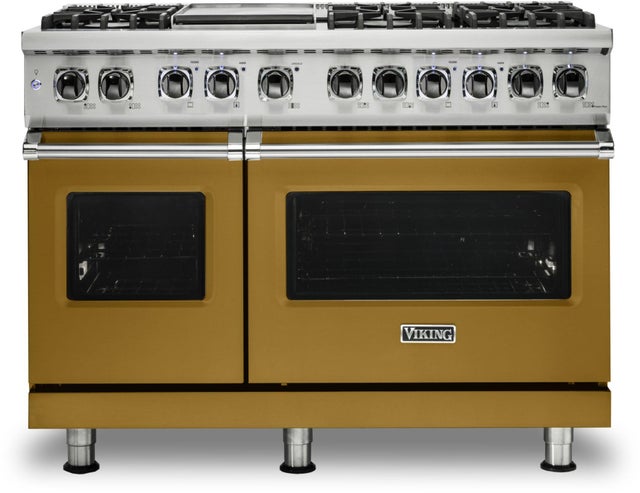 Viking VDR5486GGHLP 48 Inch Freestanding Dual Fuel Range with 6 Sealed...