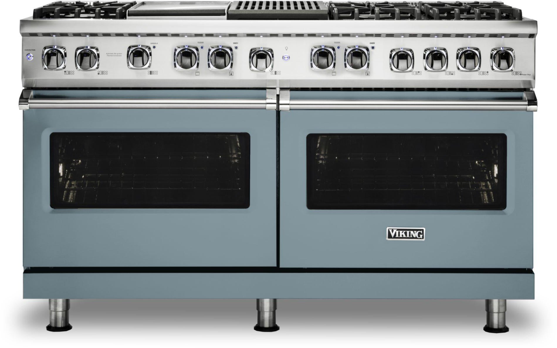 Viking VDR5606GQNS 60 Inch Freestanding Professional Dual Fuel Range ...