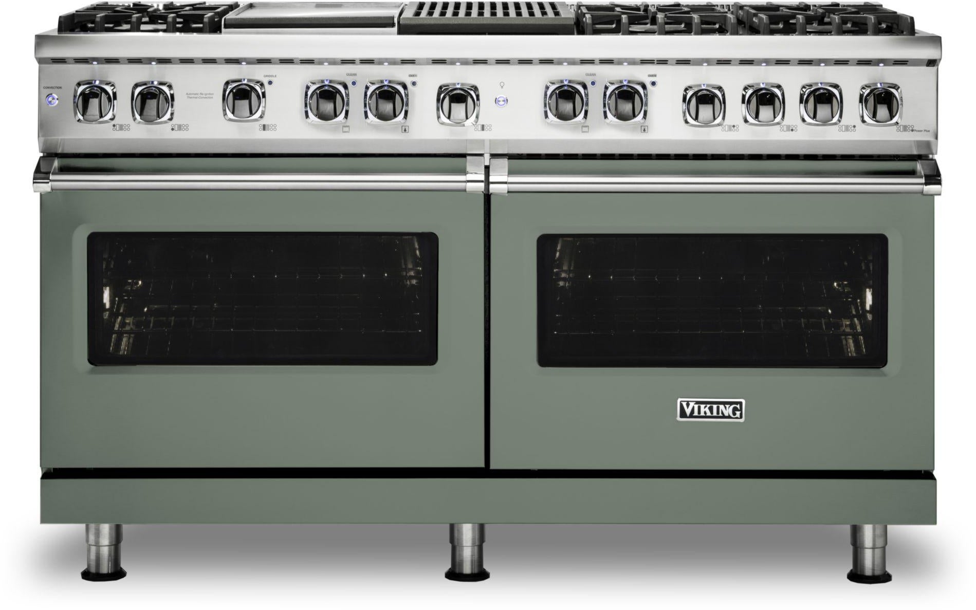 Viking VDR5606GQEU 60 Inch Freestanding Professional Dual Fuel Range ...