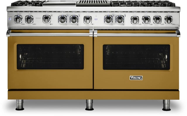 Viking VDR5606GQGH 60 Inch Freestanding Professional Dual Fuel Range ...