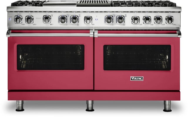 Viking VDR5606GQVA 60 Inch Freestanding Professional Dual Fuel Range ...