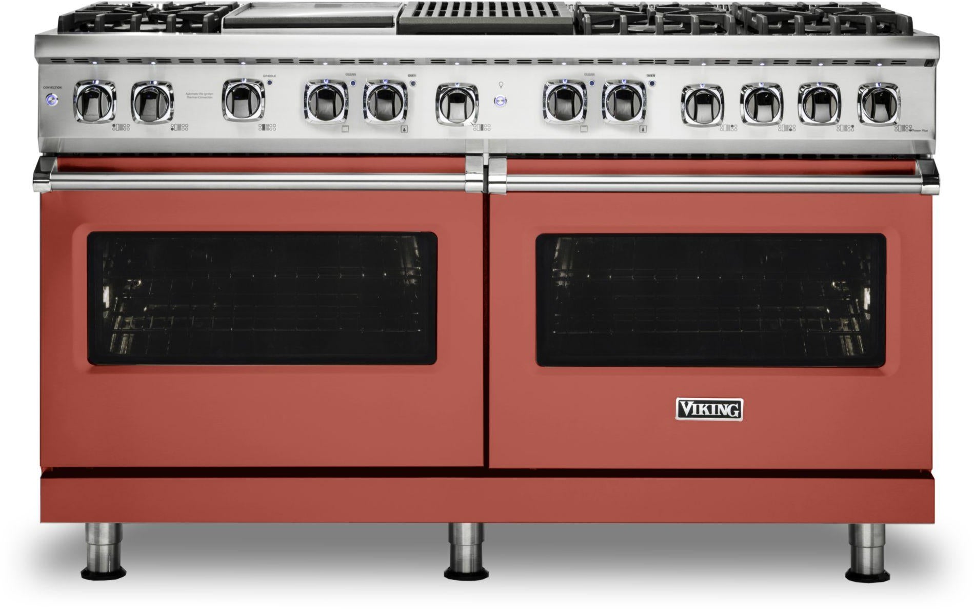 Viking VDR5606GQSCLP 60 Inch Freestanding Professional Dual Fuel Range ...