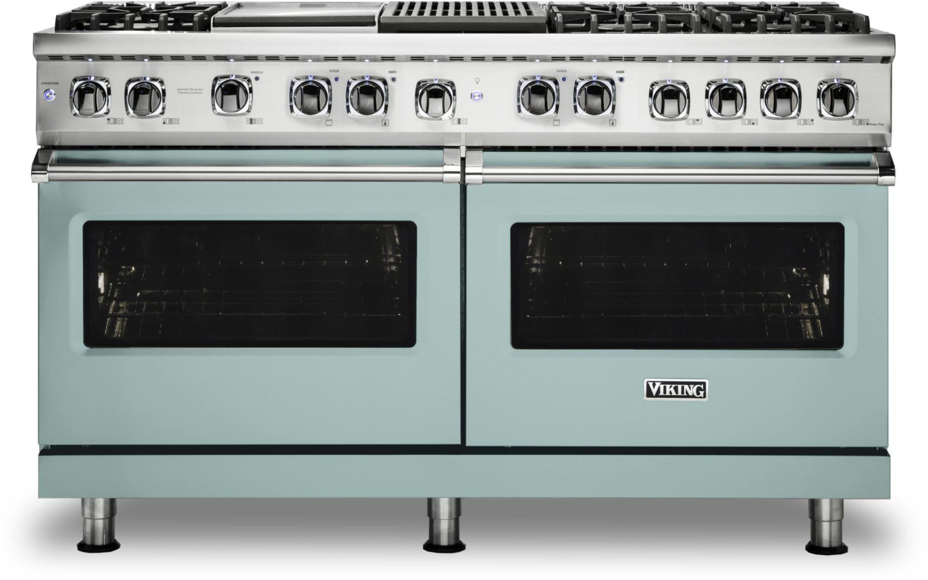 Viking VDR5606GQSPLP 60 Inch Freestanding Professional Dual Fuel Range ...