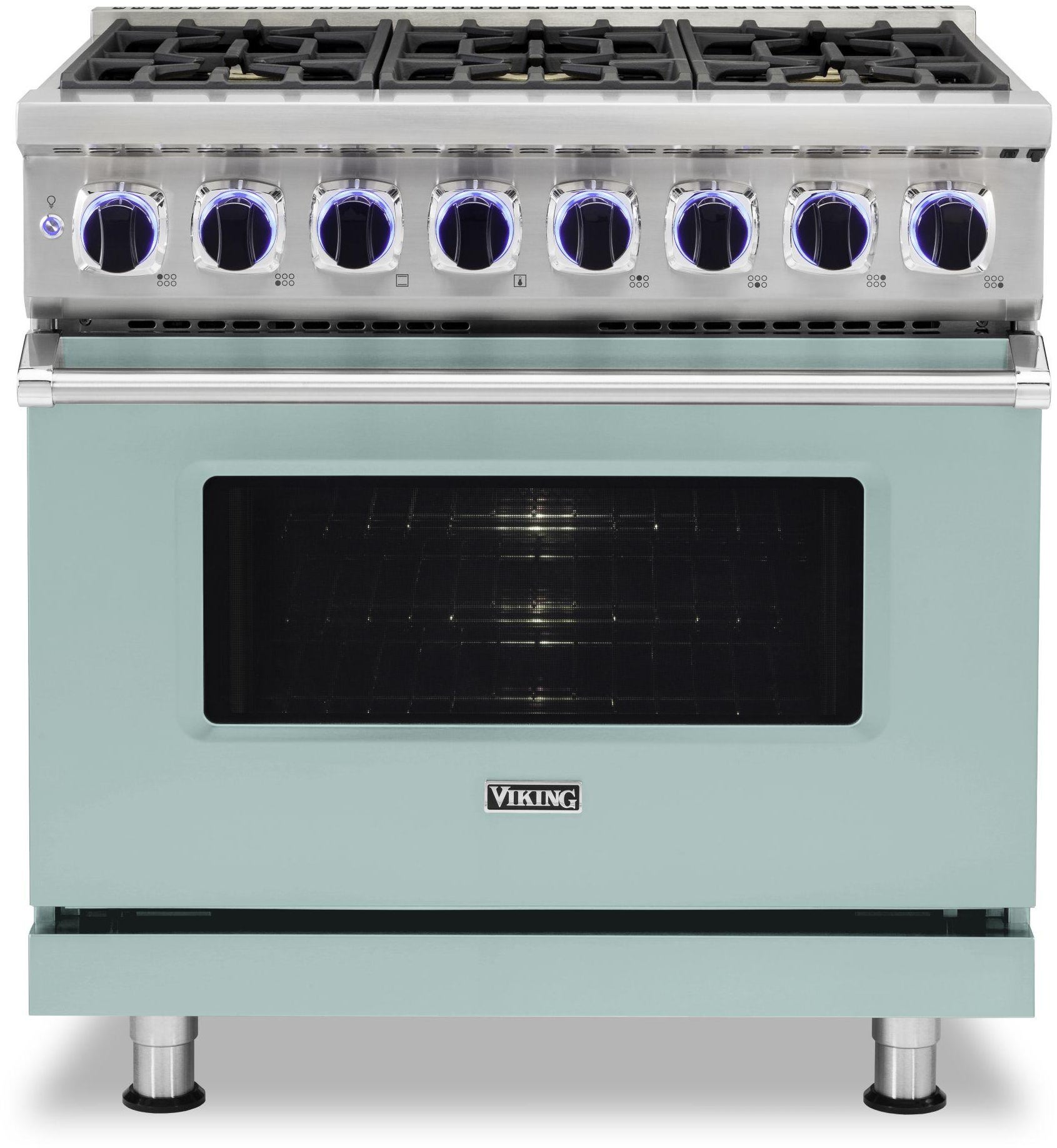 Viking VDR73626BSP 36 Inch Freestanding Dual Fuel Range with Sealed B...