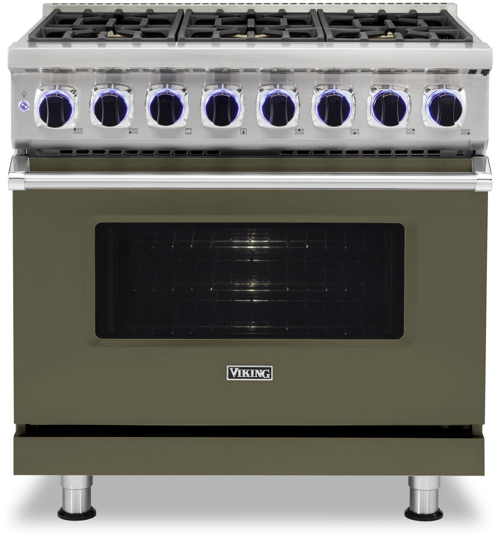 Viking VDR73626BMA 36 Inch Freestanding Dual Fuel Range with Sealed B...